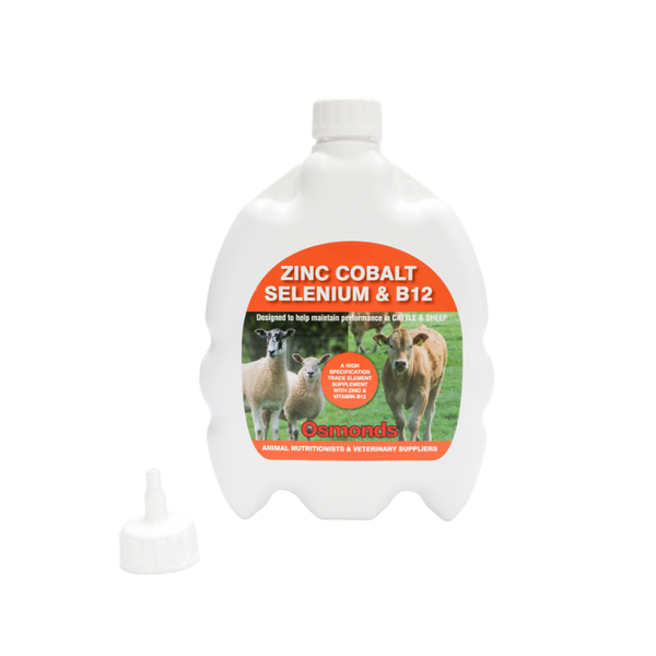 Osmonds Zinc, Cobalt, Selenium and Vitamin B12 Supplement Drench for Sheep & Cattle